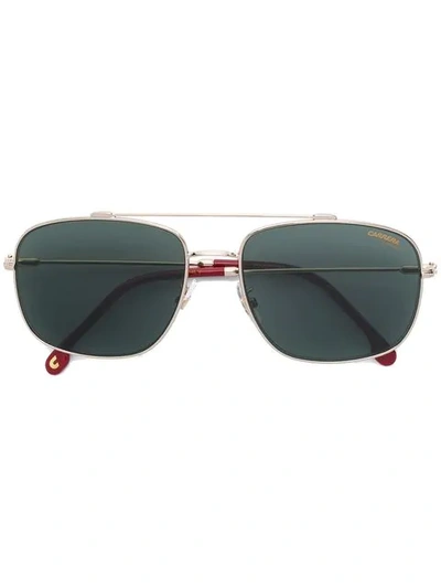 Shop Carrera Aviator-style Sunglasses - Gold