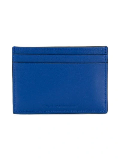 Shop Marni Embossed Cardholder In Blue