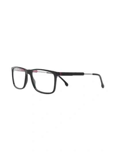 Shop Carrera Rectangle Frame Glasses In Black