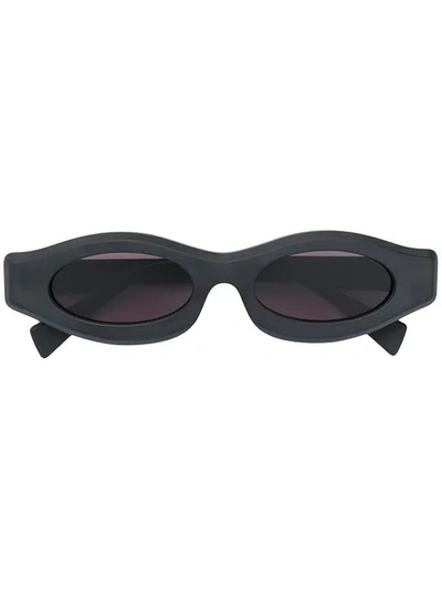 Shop Kuboraum Mask Y5 Sunglasses In Black