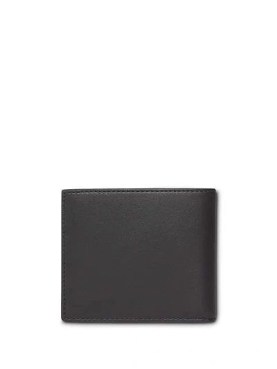 Shop Burberry Horseferry Print Leather International Bifold Wallet In Black