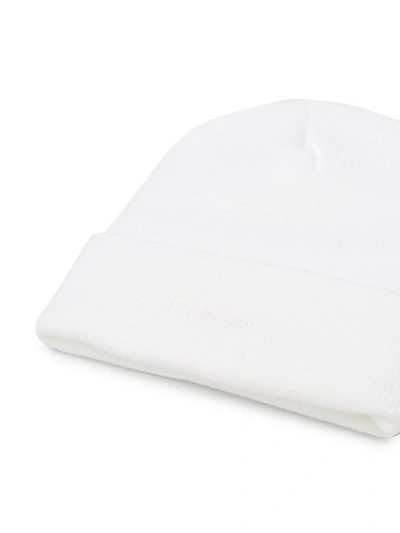 Shop Paterson Rolled Beanie In White