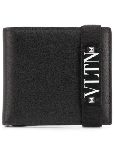 Shop Valentino Vltn Wallet In Black