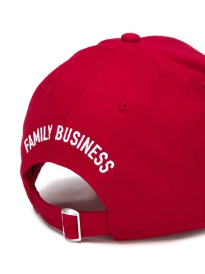Shop Dsquared2 Family Business Cap In Red
