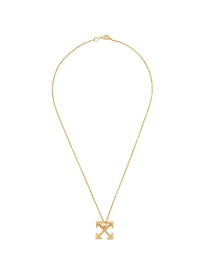 Shop Off-white Arrow Pendant Necklace - Gold