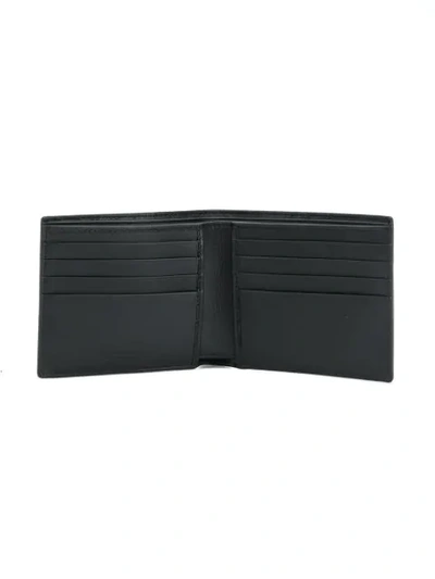 Shop Bottega Veneta Intrecciato Weave Bi-fold Wallet  In 8162 -nero-argento/nero