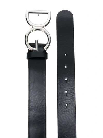 Shop Dolce & Gabbana Dg Logo Buckle Belt In Black