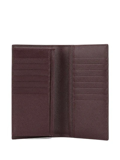 Shop Dolce & Gabbana Logo Cardholder Bi-fold Wallet In Purple