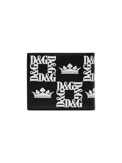 Shop Dolce & Gabbana Portemonnaie Mit Logo In Black