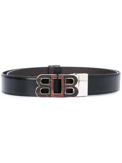 Shop Bally Barry 35mm Logo Belt In Black