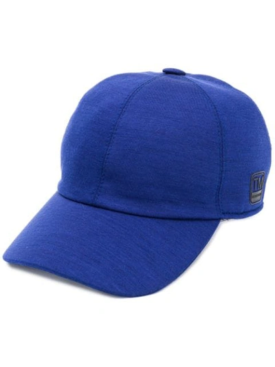 Shop Z Zegna Techmerino™ Classic Cap In Blue