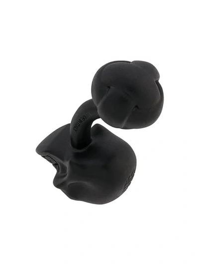 Shop Alexander Mcqueen Skull Studded Cufflinks In Black