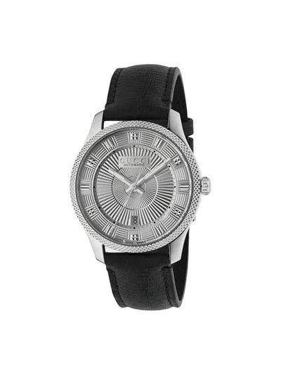 Shop Gucci Eryx Watch, 40mm In Black