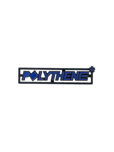 POLYTHENE* OPTICS LOGO胸针 - 蓝色