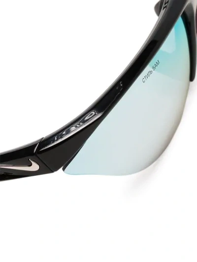 Shop Heron Preston X Nike Black And Orange Tailwind Sunglasses