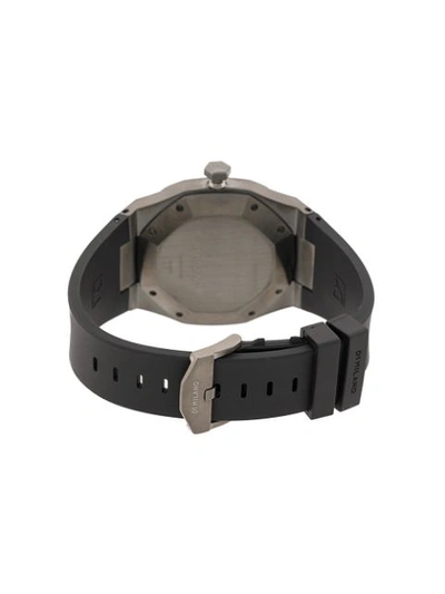 Shop D1 Milano P701 41.5mm Watch In Black