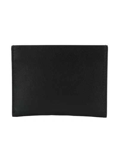 Shop Givenchy Embossed Logo Cardholder In Black
