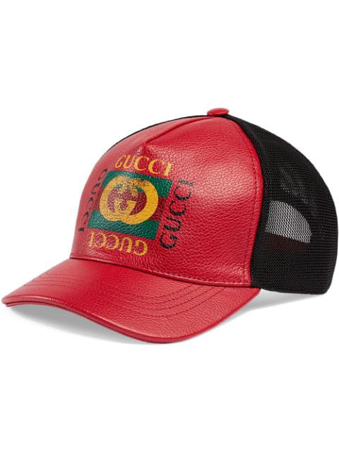 red gucci cap