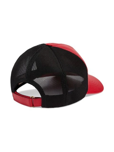 Shop Gucci Interlocking G Baseball Cap In Red