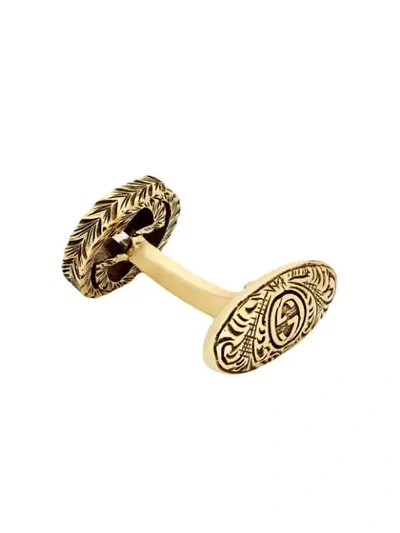 Shop Gucci 18kt Yellow Gold Cufflinks