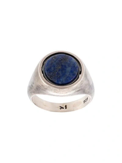 Shop M Cohen Stone Ring In Silver