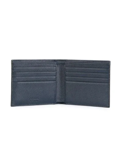 Shop Prada Billfold Wallet In Black