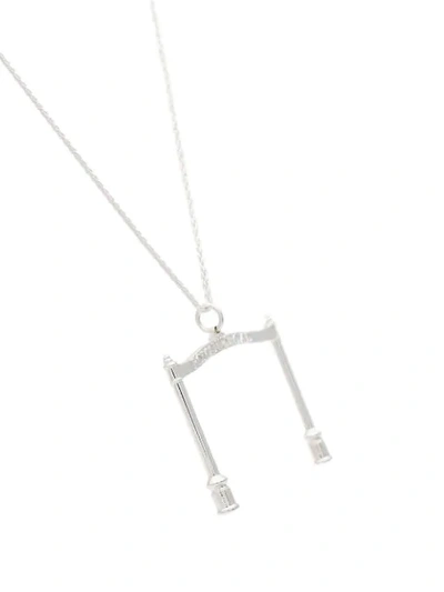 Shop Hatton Labs Roman Road Necklace In Silver