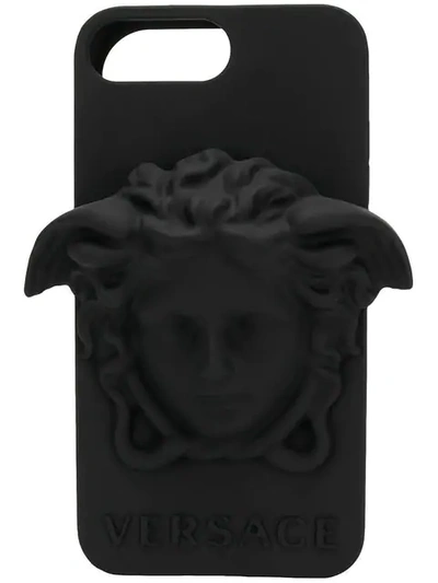 Versace Medusa Iphone 7 Plus/8 Plus Case In D41 Black | ModeSens