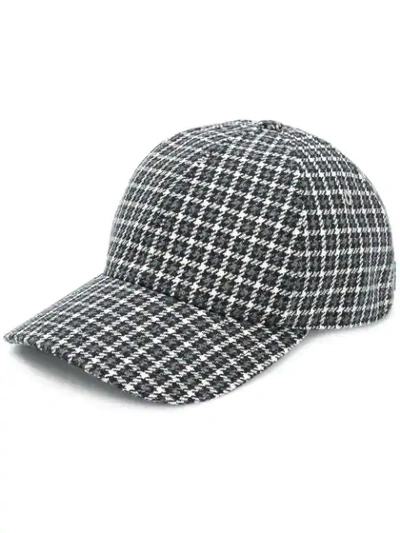 Shop Ami Alexandre Mattiussi Cap With Ami Patch In Grey/black