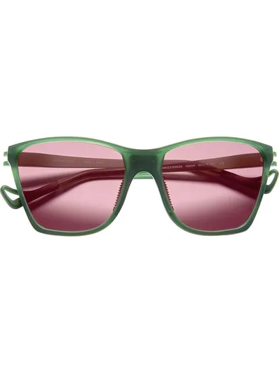 Shop District Vision Keiichi District Sky G15 Sunglasses In Green