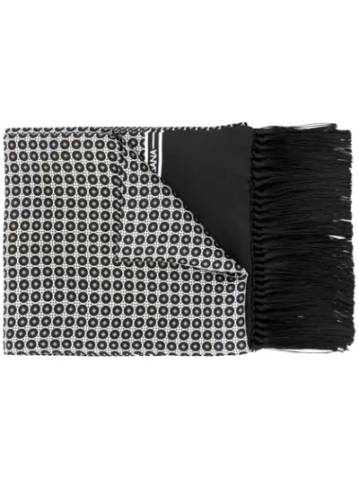Shop Dolce & Gabbana Geometric Scarf In Black