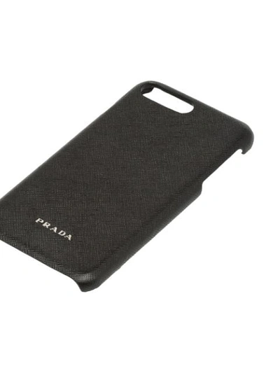 Shop Prada Iphone 7 Plus Cover In Black