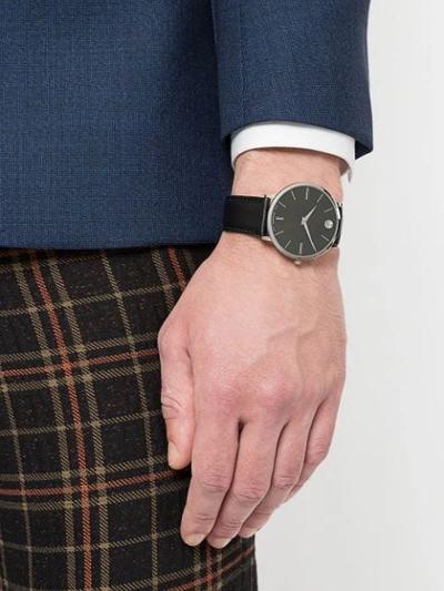 Shop Movado Ultra Slim Watch - Black