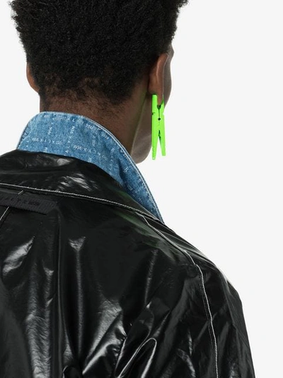 Shop Ambush Nobo Clip Earring In Green