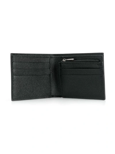 Shop Dolce & Gabbana Printed Logo Wallet In Black