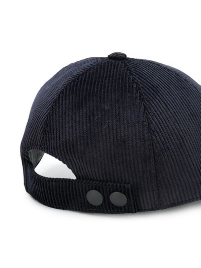 Shop Eleventy Perfectly Fitted Cap In Blue