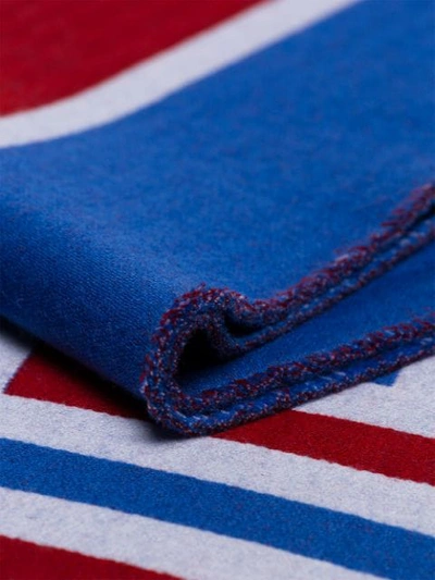 Shop Gucci Royal Blue Heron Wool Scarf