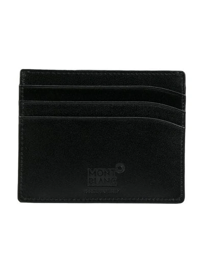 Shop Montblanc Meisterstuck Cardholder In Black