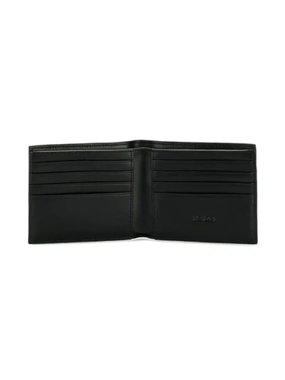 Shop Kenzo Leather Logo Wallet In Black