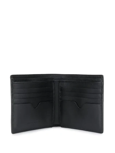 Shop Alexander Mcqueen Holographic Bifold Wallet In Black