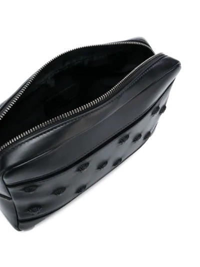 Shop Versace Medusa Studded Washbag - Black