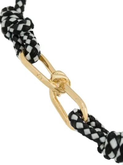 Shop Annelise Michelson Small Wire Cord Bracelet In Black