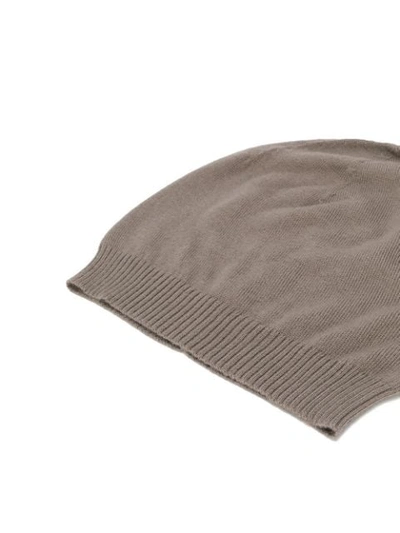 Shop Rick Owens Beanie Hat In Grey