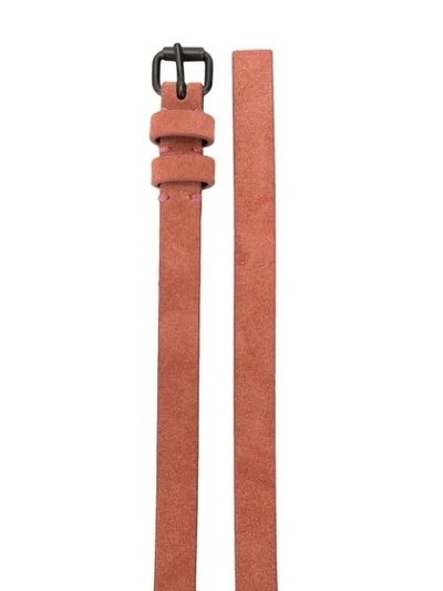 Shop Haider Ackermann Thin Adjustable Belt In Pink