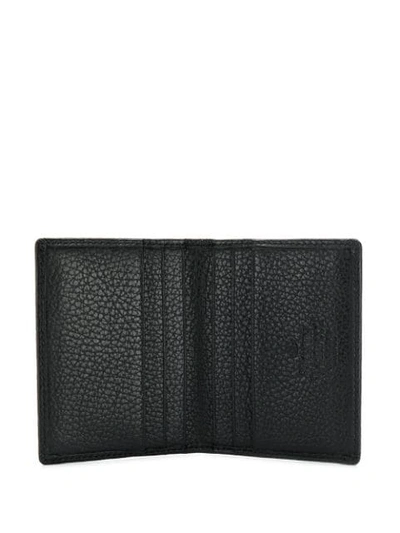 Shop Vivienne Westwood Logo Cardholder Wallet In Black