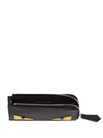 Shop Fendi Bag Bugs Coin Purse In Black