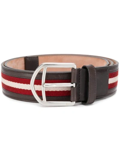 Shop Bally Novo Belt In Brown