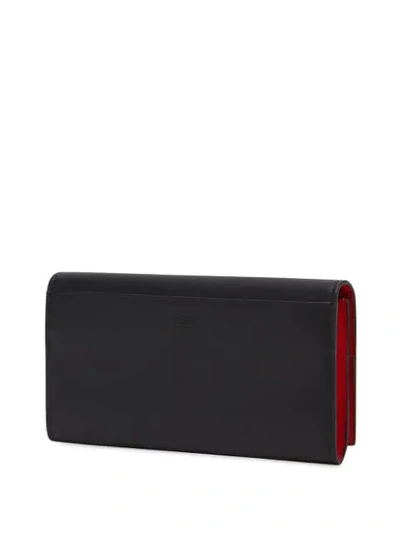 Shop Fendi Bag Bugs Continental Wallet In Black