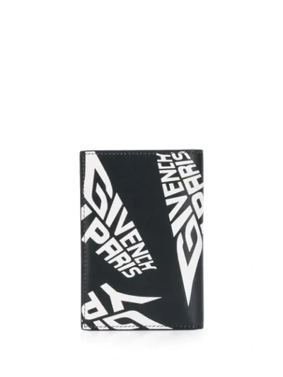 Shop Givenchy Kartenetui Mit Logo-print In Black