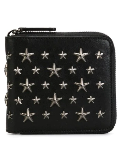 Shop Jimmy Choo 'lawrence' Wallet In Black